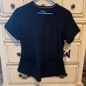 Black (wicking material) scrub top